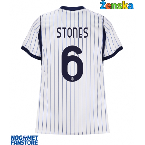Inter Milan John Stones #6 Gostujuci Dres za Ženska 2026-27 Kratak Rukav